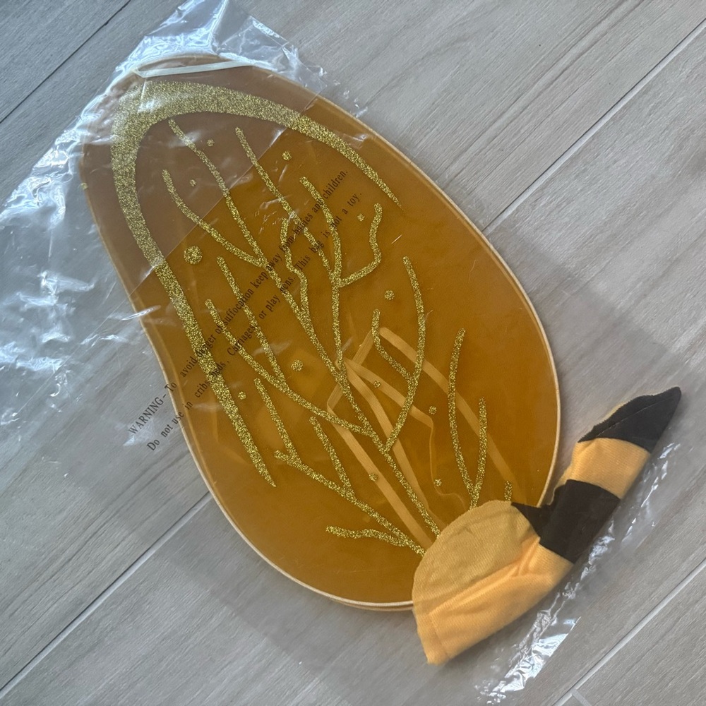 Frederick’s of Hollywood Gold and Black Bee Wings